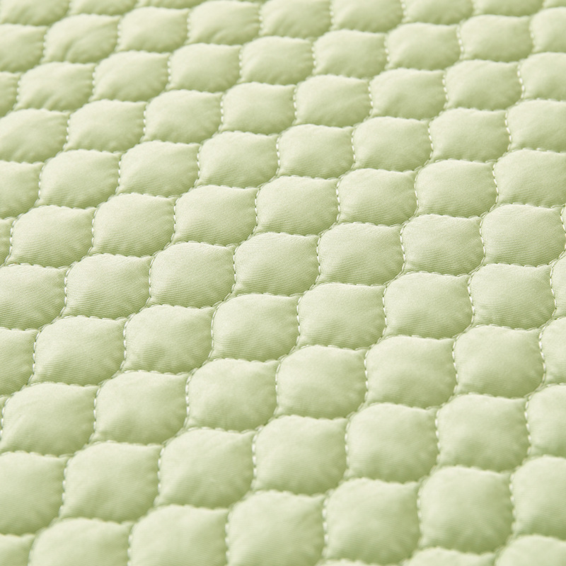 Naujas siuvinėtas nėriniuotas lovos užtiesalo komplektas iš trijų dalių (imitacinis tencelis) su nėriniais