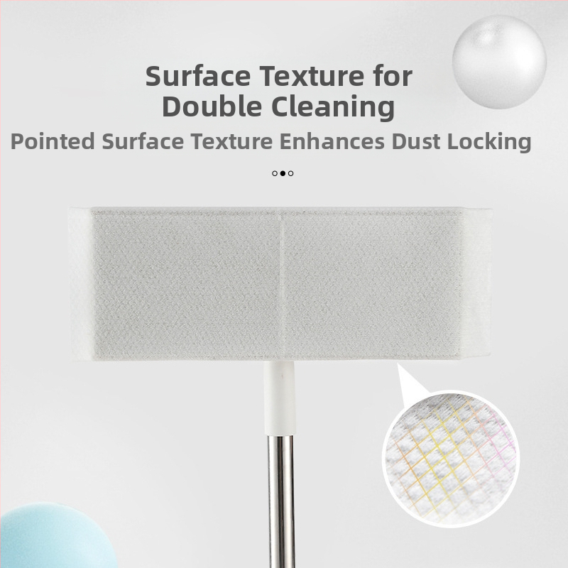 Atsitiktinės sutirštintos elektrostatinės dulkių šluostės, drėgnos servetėlės, vienkartinės be plovimo, tingios šluostės, plokščios buitinės artefakto dalys