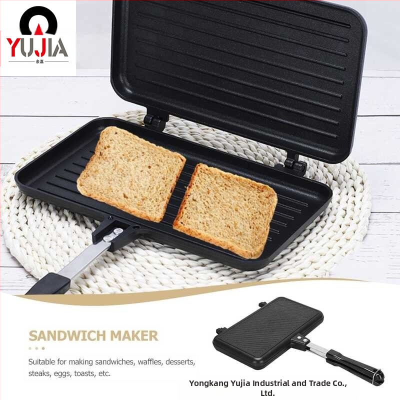 Cezhraničný priamy predaj sendvičových pekáčov, chlieb, obojstranná panvica s plochým dnom, obojstranná vrecková panvica s odnímateľným nepriľnavým povrchom