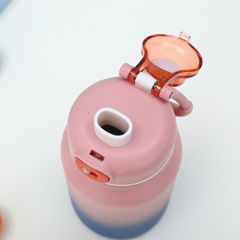 Θερμός μεγάλης χωρητικότητας από ανοξείδωτο ατσάλι 316, φορητός βραστήρας για άνδρες και γυναίκες, για υπαίθριες αθλητικές δραστηριότητες, υψηλής χρωματικής αξίας, με διαβάθμιση, για περπάτημα