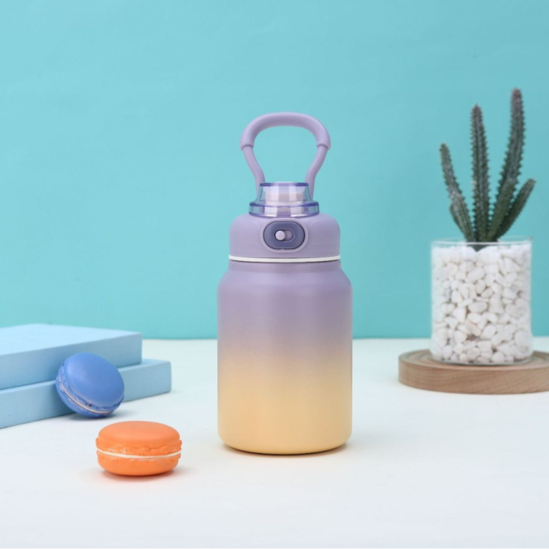 Θερμός μεγάλης χωρητικότητας από ανοξείδωτο ατσάλι 316, φορητός βραστήρας για άνδρες και γυναίκες, για υπαίθριες αθλητικές δραστηριότητες, υψηλής χρωματικής αξίας, με διαβάθμιση, για περπάτημα