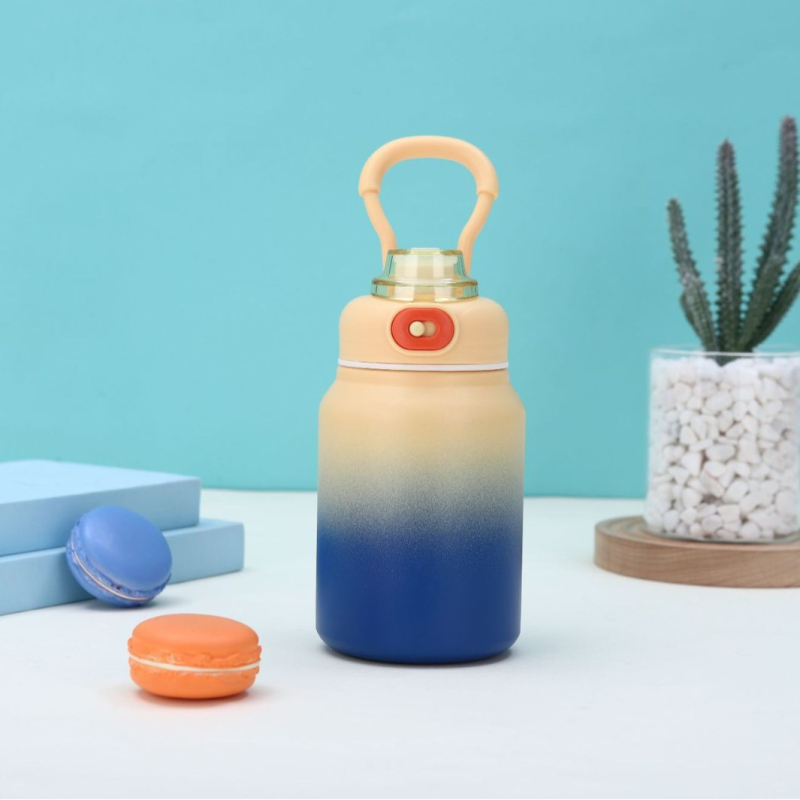 Θερμός μεγάλης χωρητικότητας από ανοξείδωτο ατσάλι 316, φορητός βραστήρας για άνδρες και γυναίκες, για υπαίθριες αθλητικές δραστηριότητες, υψηλής χρωματικής αξίας, με διαβάθμιση, για περπάτημα