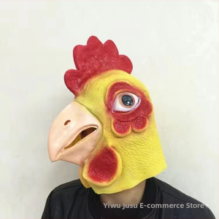 Εργοστάσιο Halloween cosplay Αστείο κεφάλι ζώων Αστεία μάσκα Γλυπτική άμμου Κούνημα Αστεία στηρίγματα Cross Border