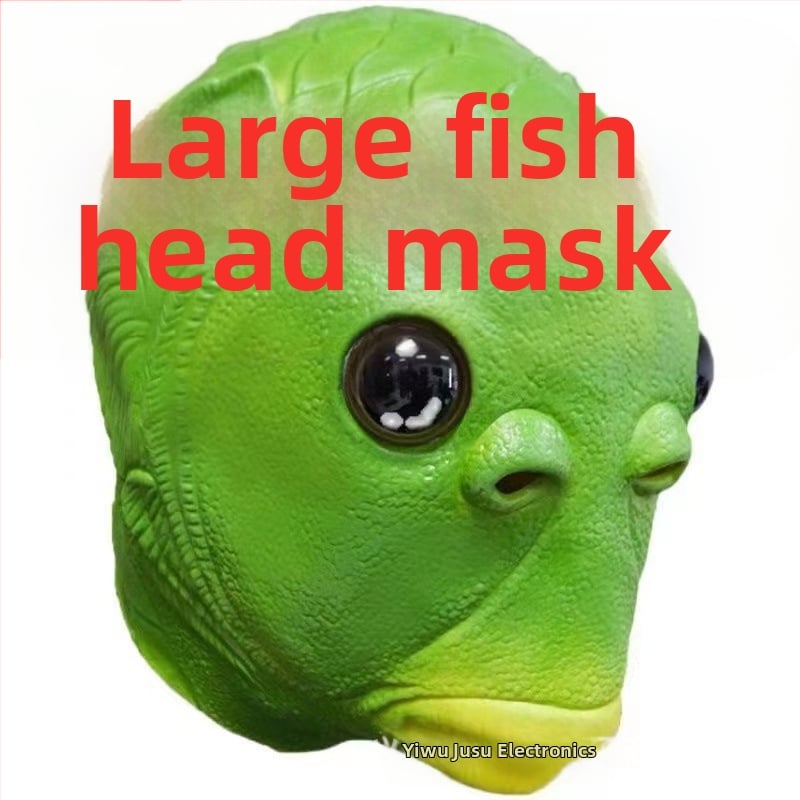 Εργοστάσιο Halloween cosplay Αστείο κεφάλι ζώων Αστεία μάσκα Γλυπτική άμμου Κούνημα Αστεία στηρίγματα Cross Border