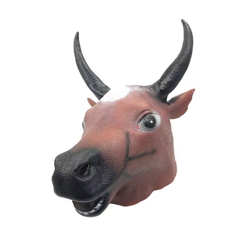 Továreň na Halloween cosplay Zábavná zvieracia pokrývka hlavy Zábavná maska Piesková socha Shake Zábavné rekvizity Cez hranice