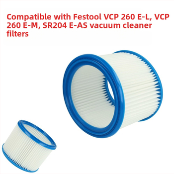 Sobib Festool VCP260E-L tolmuimejale. Tarvikud: padrunfilter, filterelement.