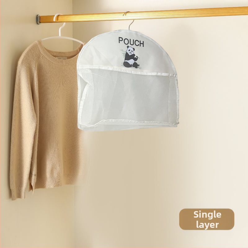 Mitmekihilised panda sokid aluspesu hoiukott võrgust hingav pestav kokkupandav rinnahoidja riided riidekapi ukse tagumine riputuskott