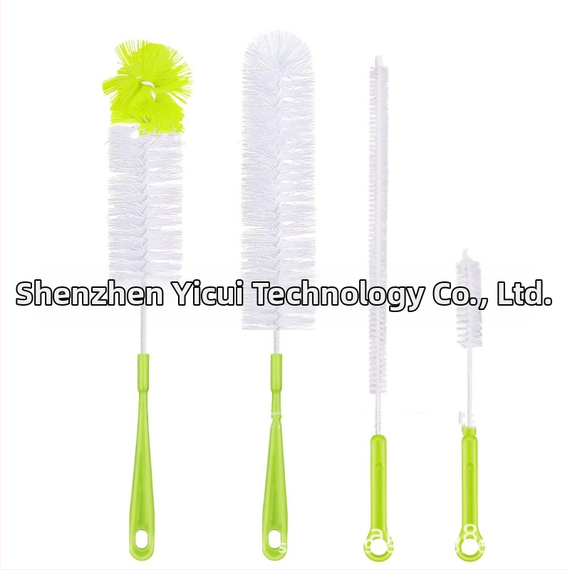 Комплект от 9 четки за чаши с дълга дръжка, четка за термос, четка за почистване на чаши, многофункционална четка за почистване на хотели и домове