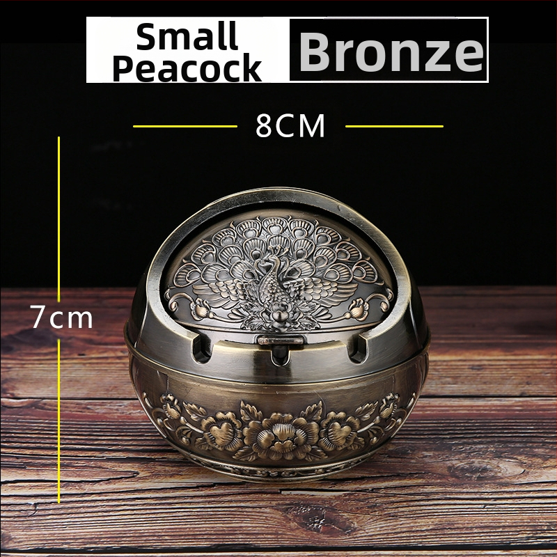 „Ma to Chenggong“ peleninė, namų svetainė, kūrybinga, suasmeninta tendencija, su dangteliu, apsaugančia nuo lakiųjų pelenų, dūmų skonio peleninės papuošimais