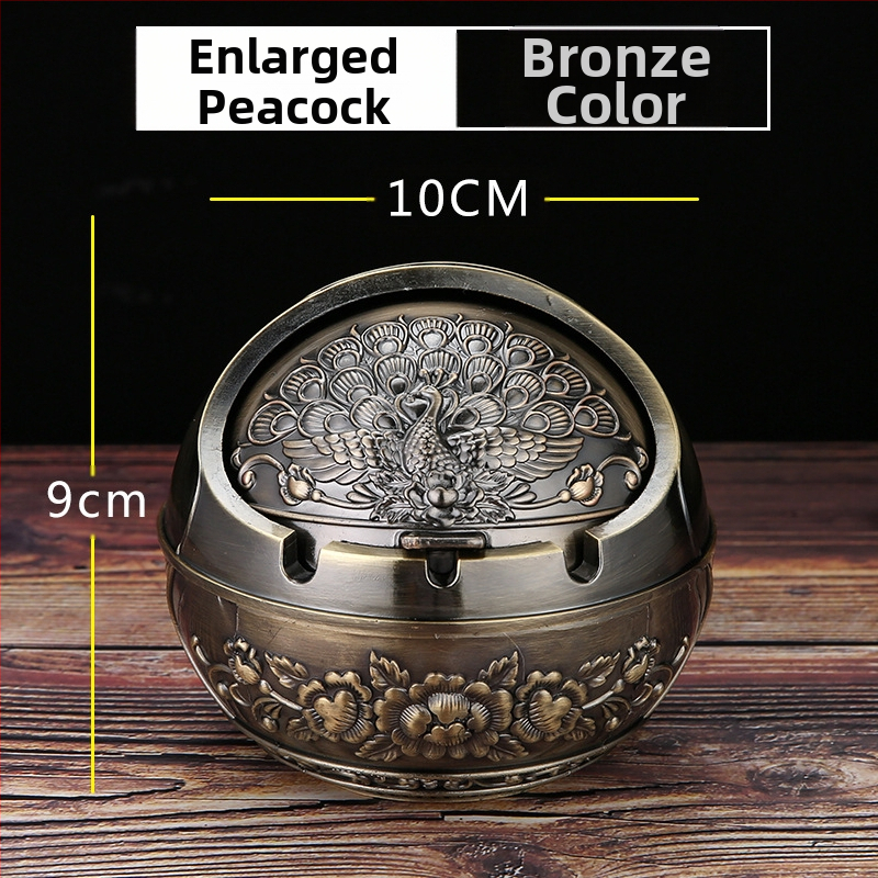 „Ma to Chenggong“ peleninė, namų svetainė, kūrybinga, suasmeninta tendencija, su dangteliu, apsaugančia nuo lakiųjų pelenų, dūmų skonio peleninės papuošimais