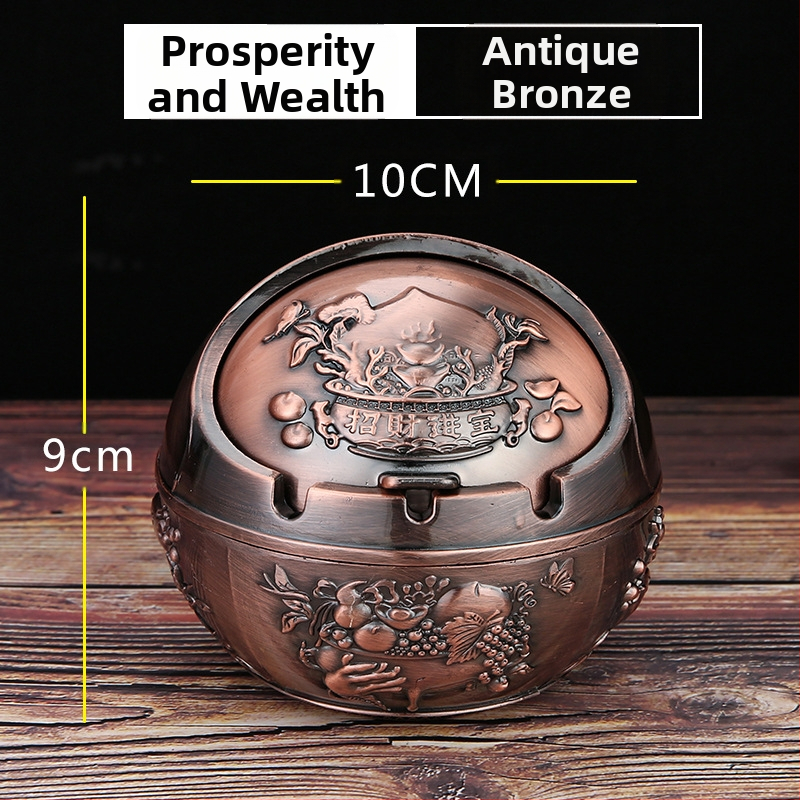 „Ma to Chenggong“ peleninė, namų svetainė, kūrybinga, suasmeninta tendencija, su dangteliu, apsaugančia nuo lakiųjų pelenų, dūmų skonio peleninės papuošimais