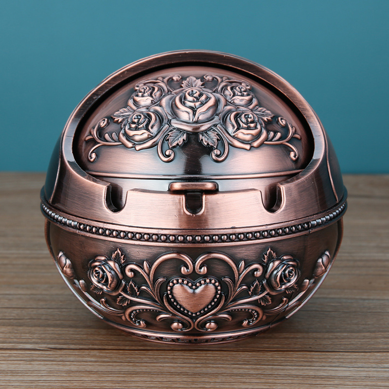 „Ma to Chenggong“ peleninė, namų svetainė, kūrybinga, suasmeninta tendencija, su dangteliu, apsaugančia nuo lakiųjų pelenų, dūmų skonio peleninės papuošimais