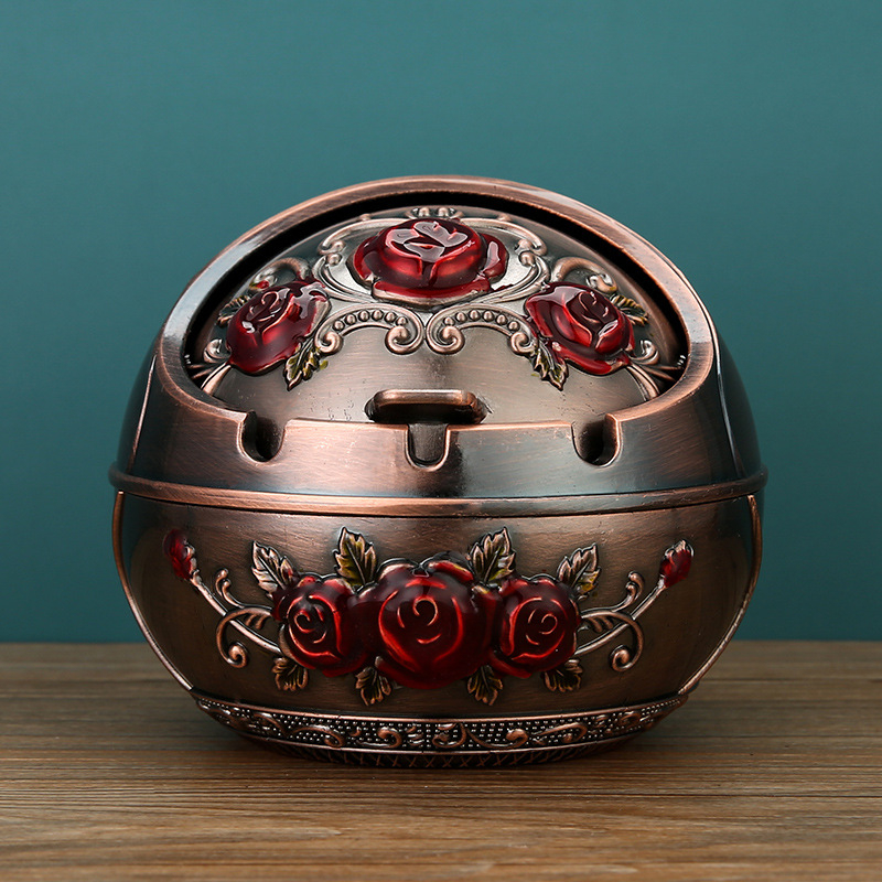 „Ma to Chenggong“ peleninė, namų svetainė, kūrybinga, suasmeninta tendencija, su dangteliu, apsaugančia nuo lakiųjų pelenų, dūmų skonio peleninės papuošimais