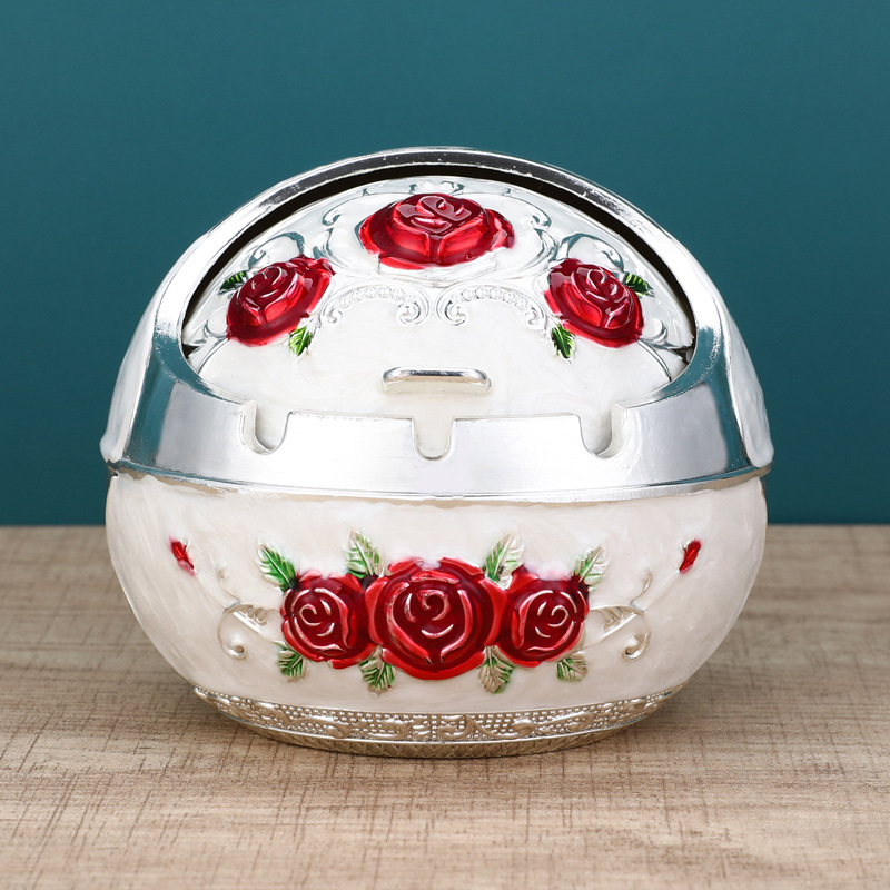 „Ma to Chenggong“ peleninė, namų svetainė, kūrybinga, suasmeninta tendencija, su dangteliu, apsaugančia nuo lakiųjų pelenų, dūmų skonio peleninės papuošimais