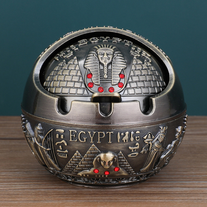 „Ma to Chenggong“ peleninė, namų svetainė, kūrybinga, suasmeninta tendencija, su dangteliu, apsaugančia nuo lakiųjų pelenų, dūmų skonio peleninės papuošimais