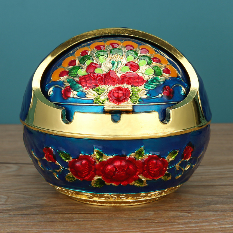 „Ma to Chenggong“ peleninė, namų svetainė, kūrybinga, suasmeninta tendencija, su dangteliu, apsaugančia nuo lakiųjų pelenų, dūmų skonio peleninės papuošimais