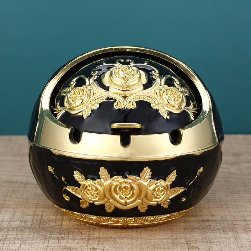 „Ma to Chenggong“ peleninė, namų svetainė, kūrybinga, suasmeninta tendencija, su dangteliu, apsaugančia nuo lakiųjų pelenų, dūmų skonio peleninės papuošimais