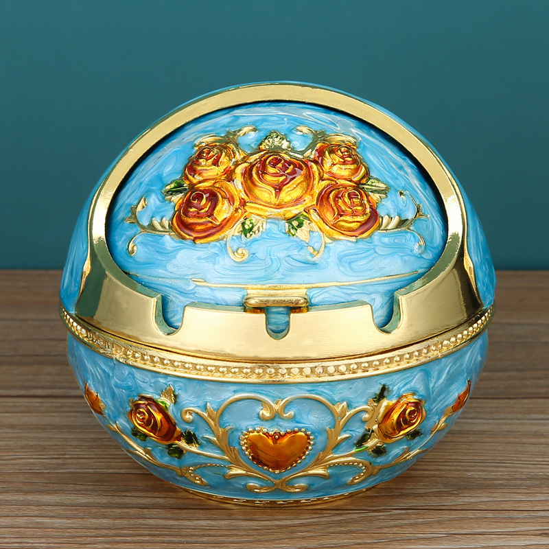 „Ma to Chenggong“ peleninė, namų svetainė, kūrybinga, suasmeninta tendencija, su dangteliu, apsaugančia nuo lakiųjų pelenų, dūmų skonio peleninės papuošimais