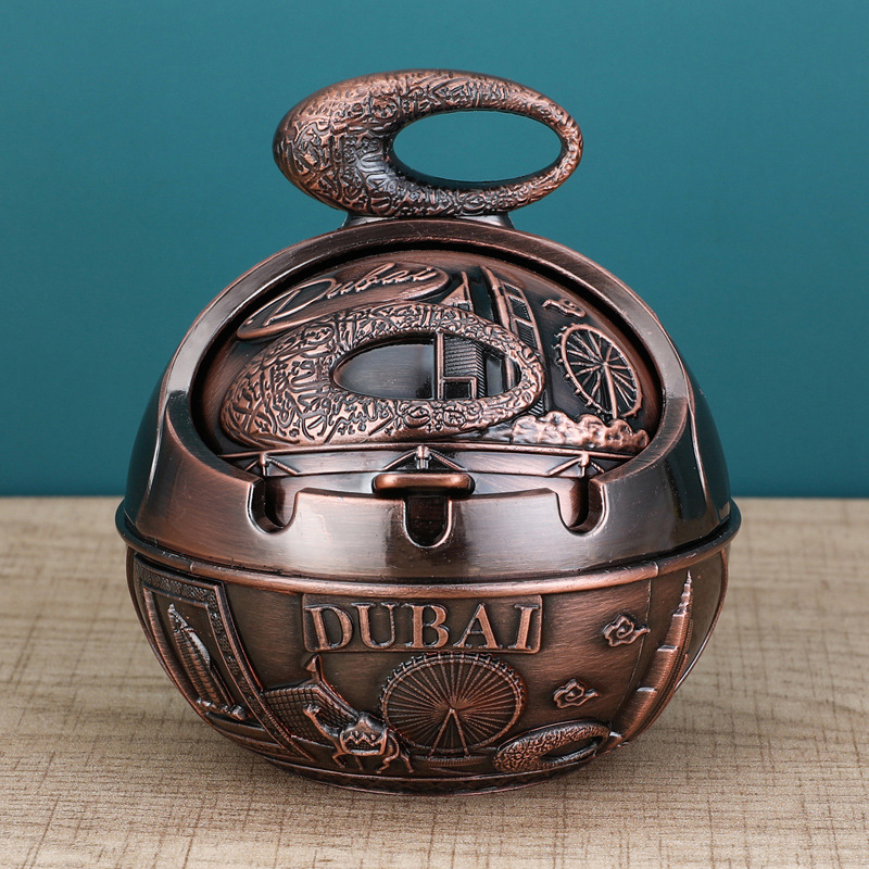 „Ma to Chenggong“ peleninė, namų svetainė, kūrybinga, suasmeninta tendencija, su dangteliu, apsaugančia nuo lakiųjų pelenų, dūmų skonio peleninės papuošimais