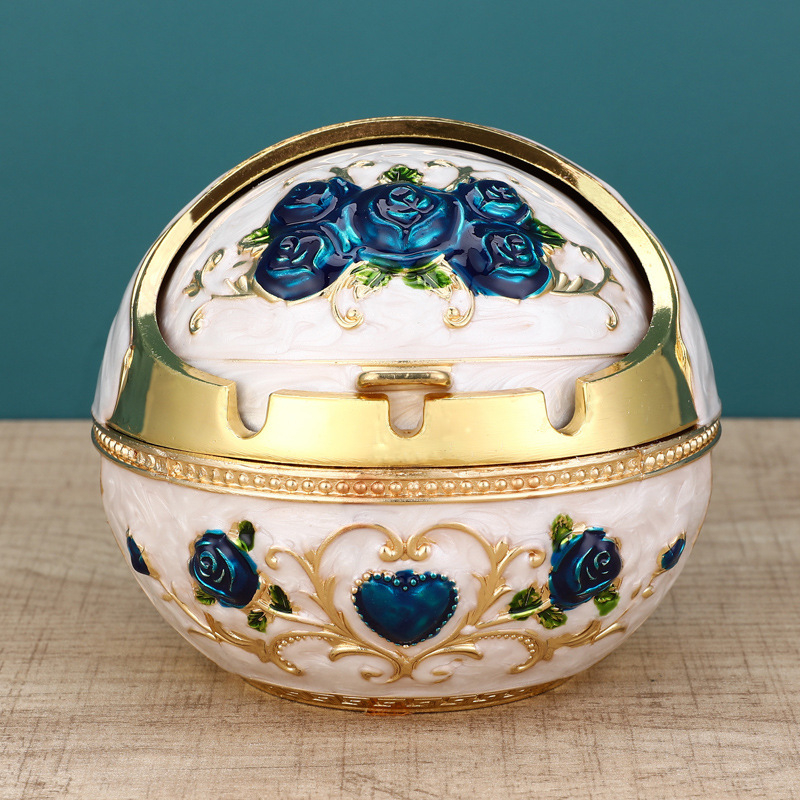 „Ma to Chenggong“ peleninė, namų svetainė, kūrybinga, suasmeninta tendencija, su dangteliu, apsaugančia nuo lakiųjų pelenų, dūmų skonio peleninės papuošimais