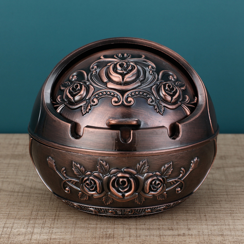 „Ma to Chenggong“ peleninė, namų svetainė, kūrybinga, suasmeninta tendencija, su dangteliu, apsaugančia nuo lakiųjų pelenų, dūmų skonio peleninės papuošimais