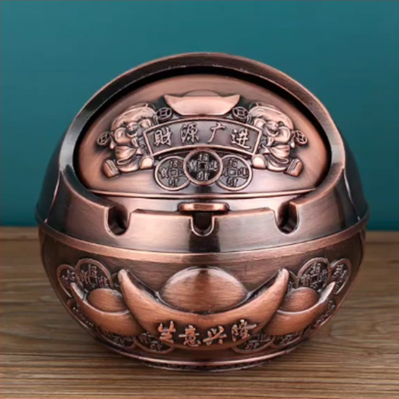 „Ma to Chenggong“ peleninė, namų svetainė, kūrybinga, suasmeninta tendencija, su dangteliu, apsaugančia nuo lakiųjų pelenų, dūmų skonio peleninės papuošimais