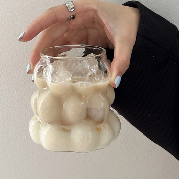 Viinamarjaklaasist isikupärastatud kohvitass, kuumakindel borosilikaatvööga piimalattetass, veetass, mahlaklaas