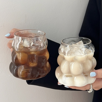 Viinamarjaklaasist isikupärastatud kohvitass, kuumakindel borosilikaatvööga piimalattetass, veetass, mahlaklaas