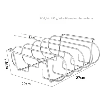 Roostevabast terasest grillitud veiseliha ribide resti, grilliresti, grillitud kanaresti, grillitud steigi ja lamba ribide resti, BBQ grilli resti tootja