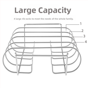 Roostevabast terasest grillitud veiseliha ribide resti, grilliresti, grillitud kanaresti, grillitud steigi ja lamba ribide resti, BBQ grilli resti tootja