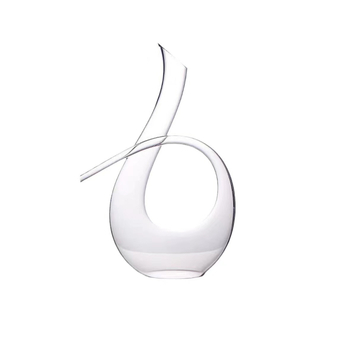 Καράφα κρασιού σε σχήμα U με άρπα για οικιακή χρήση, σετ διανομέα κρασιού έξι χαρακτήρων από κρυστάλλινο γυαλί, χονδρική φιάλη κρασιού