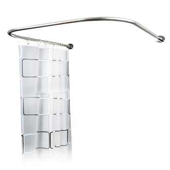 Tehase otsevõrk punane roostevabast terasest teleskoopvarras riidevarras dušikardina varras U-kujuline varras vannitoa duširuumi dušivarda riiul