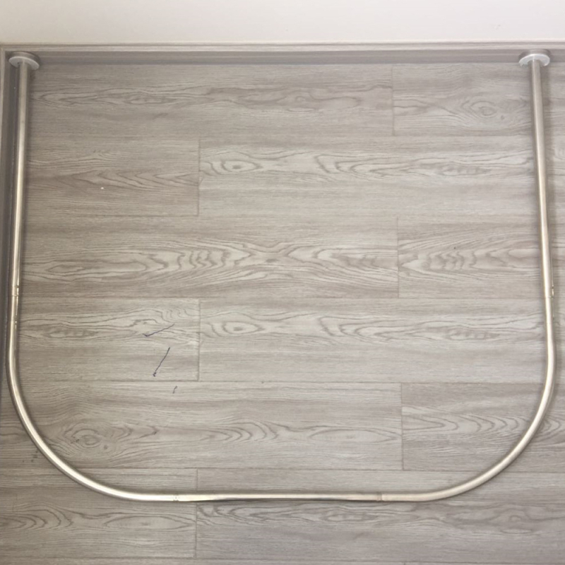 Tehase otsevõrk punane roostevabast terasest teleskoopvarras riidevarras dušikardina varras U-kujuline varras vannitoa duširuumi dušivarda riiul