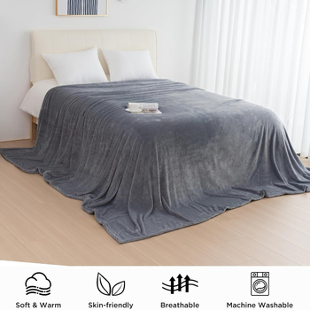 Tehase otsetarne 3 meetrit suur uksele mõeldud flanelltekk, ühevärviline, mitteliituv pehme voodikate, konditsioneeri tekk, mida saab paigaldada