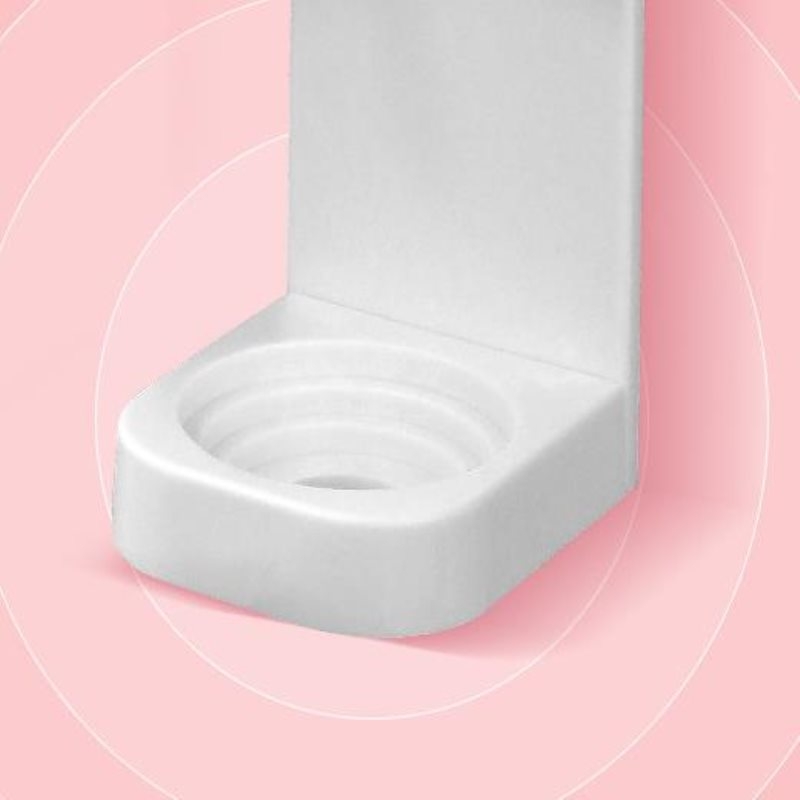 Elektrinis dantų šepetėlių laikiklis be smūgių, vonios kambario dantų šepetėlių laikiklis, montuojamas ant sienos, vandeniui atsparus, nusausinantis dantų šepetėlių laikiklis