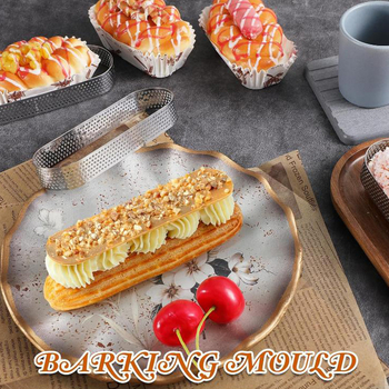 Νέα διασυνοριακή φόρμα τυριού από ανοξείδωτο ατσάλι, αντικολλητική, διάτρητη, ανθεκτική στη θερμότητα, φόρμα τάρτας για μους κέικ