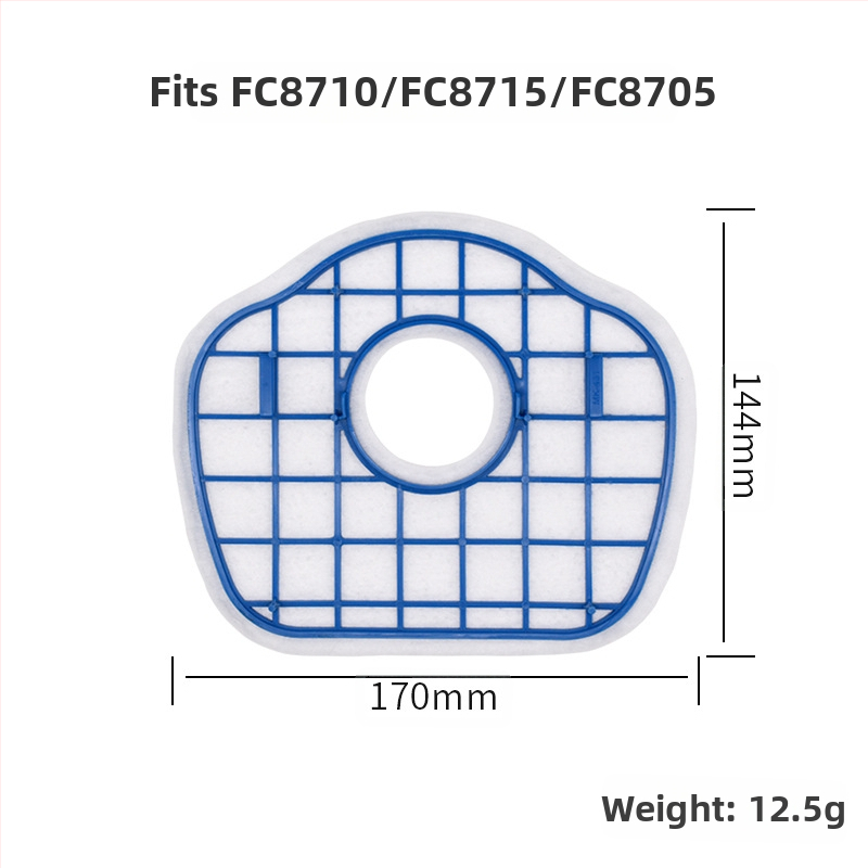 Vhodné pre príslušenstvo k zametacím robotom Philips s bočným filtrom/FC8710/FC8810/FC8772