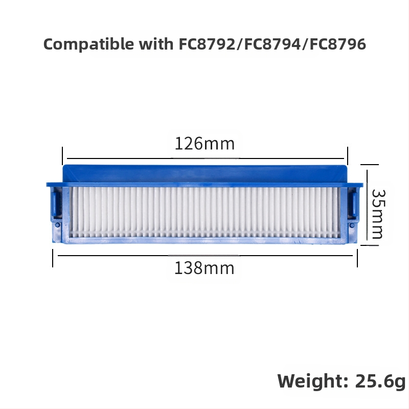 Vhodné pre príslušenstvo k zametacím robotom Philips s bočným filtrom/FC8710/FC8810/FC8772