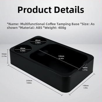 Kohvi multifunktsionaalne sakkikarp, uus Itaalia ABS-ist hoiustamisseadme käepidemega hoiukarp