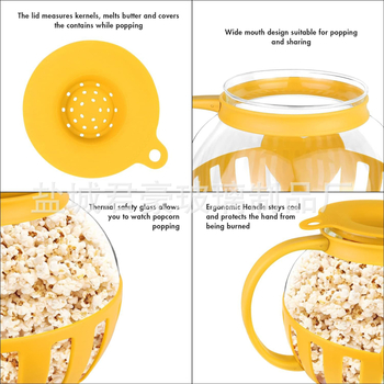 Naujo stiliaus talpa 2,66 kv. pėdų namų mikrobangų krosnelė „Micro-Popcorn“ mini naminis kukurūzų spragėsių puodas, skirtas parduoti gamykloje