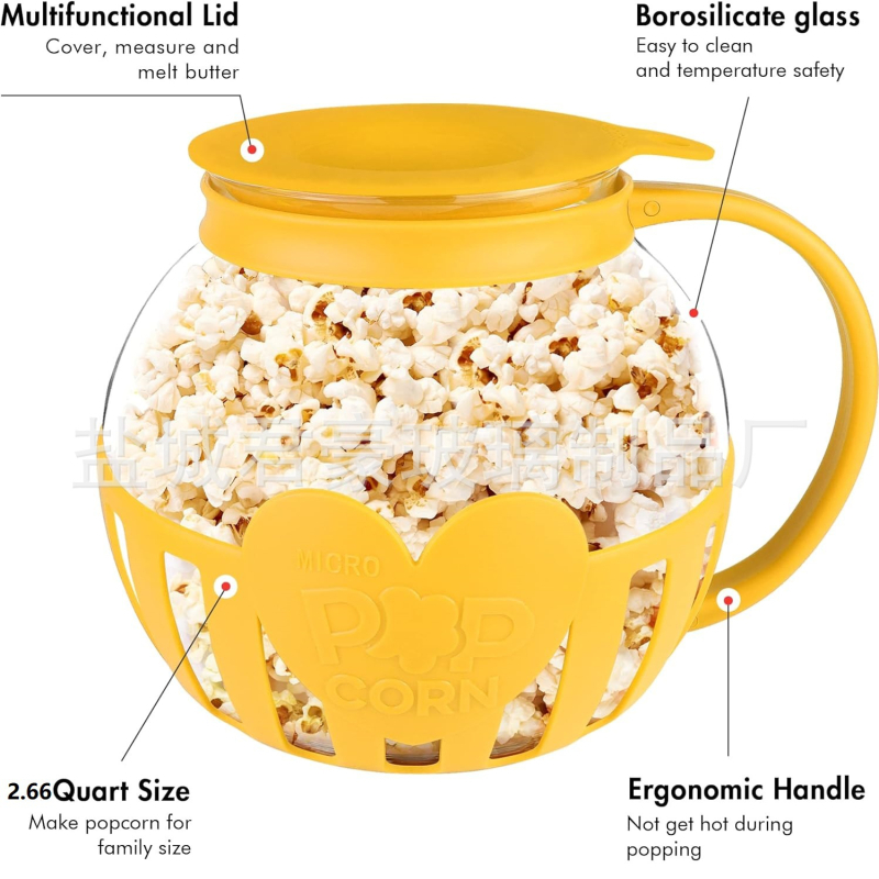 Naujo stiliaus talpa 2,66 kv. pėdų namų mikrobangų krosnelė „Micro-Popcorn“ mini naminis kukurūzų spragėsių puodas, skirtas parduoti gamykloje