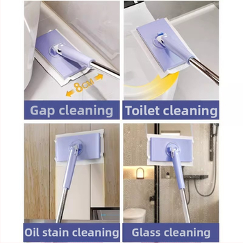 Uus suur automaatne klambriga käsipesu pika versiooniga näorätiku mopp määrdunud kätepesu koduseks laiskadele inimestele