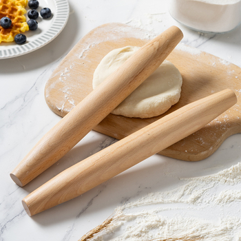 Medžio masyvo kočėlas, koldūnų pagaliukas, kepimo įtaisai, medinis kočėlas, koldūnų oda, buitiniai virtuvės įtaisai