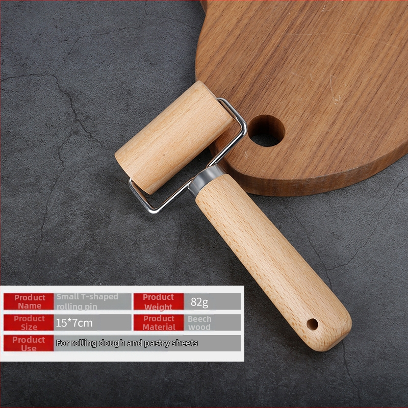 Medžio masyvo kočėlas, koldūnų pagaliukas, kepimo įtaisai, medinis kočėlas, koldūnų oda, buitiniai virtuvės įtaisai