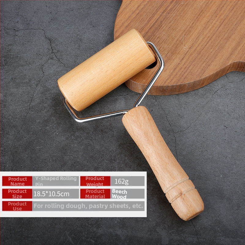 Medžio masyvo kočėlas, koldūnų pagaliukas, kepimo įtaisai, medinis kočėlas, koldūnų oda, buitiniai virtuvės įtaisai