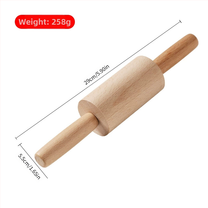 Medžio masyvo kočėlas, koldūnų pagaliukas, kepimo įtaisai, medinis kočėlas, koldūnų oda, buitiniai virtuvės įtaisai