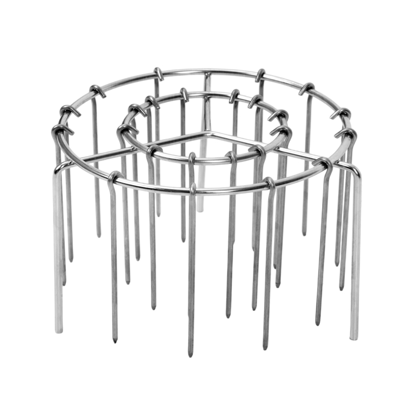 Ümmargune roostevabast terasest õhufritüür, kebabirest, köögi vertikaalne grill, aurutusrest, õhufritüür, grill