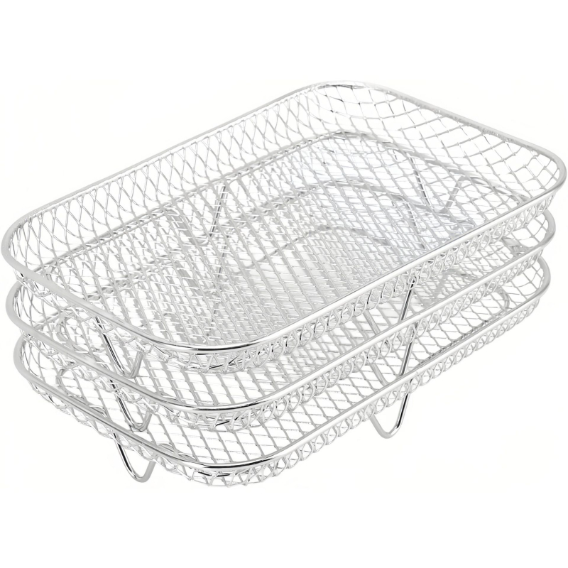 Ümmargune roostevabast terasest õhufritüür, kebabirest, köögi vertikaalne grill, aurutusrest, õhufritüür, grill