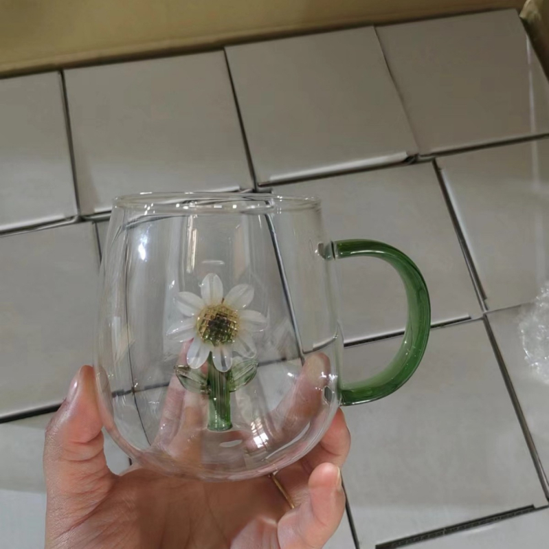 Loomaklaasist värviline käepide, koomiksiga kolmemõõtmeline loomaklaasist kõrge borosilikaadiga hulgimüük, uus kõrge värviväärtusega klaas käepidemega