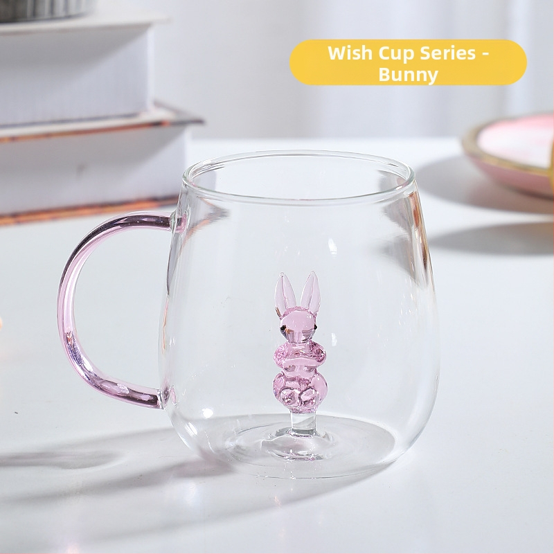 Loomaklaasist värviline käepide, koomiksiga kolmemõõtmeline loomaklaasist kõrge borosilikaadiga hulgimüük, uus kõrge värviväärtusega klaas käepidemega